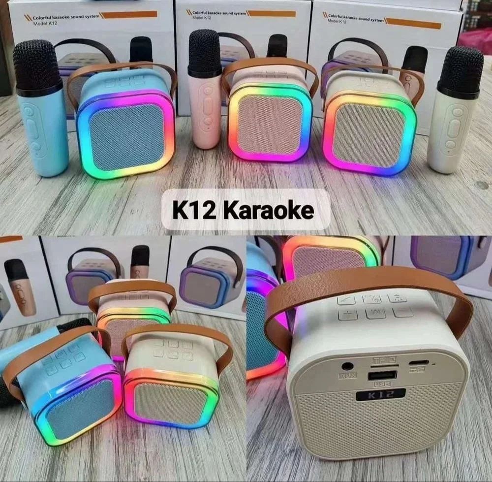🎤 Mix Bluetooth Karaoke Speaker with Mic 🎶 | Portable Wireless Speaker for Kids & Adults | LED Lights, Voice Effects, USB, FM & 40W Power Sound