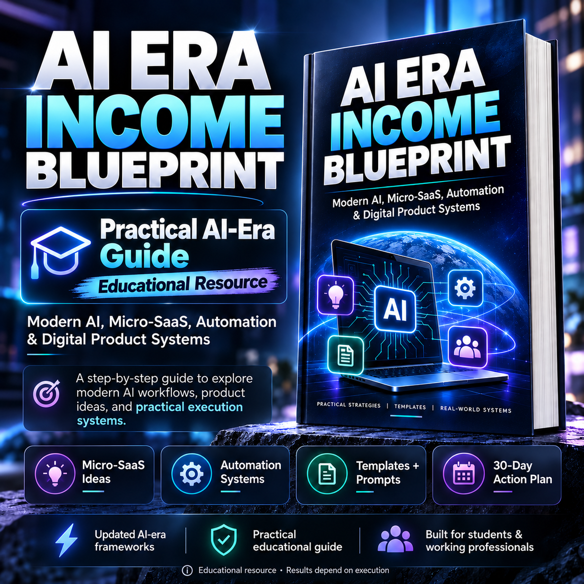AI-Era Income Blueprint — A Practical Guide to Building & Validating Digital Products With AI