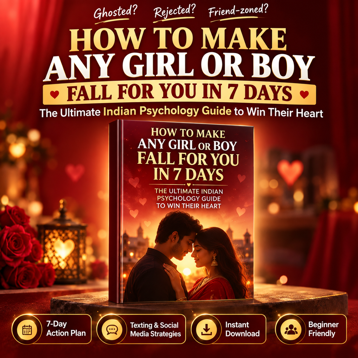 How to Make Any Girl or Boy Fall for You in 7 Days: The Ultimate Indian Psychology Guide to Win Their Heart   - (Hurry! Get it Now for Just ₹249 – Price Increases Soon!)